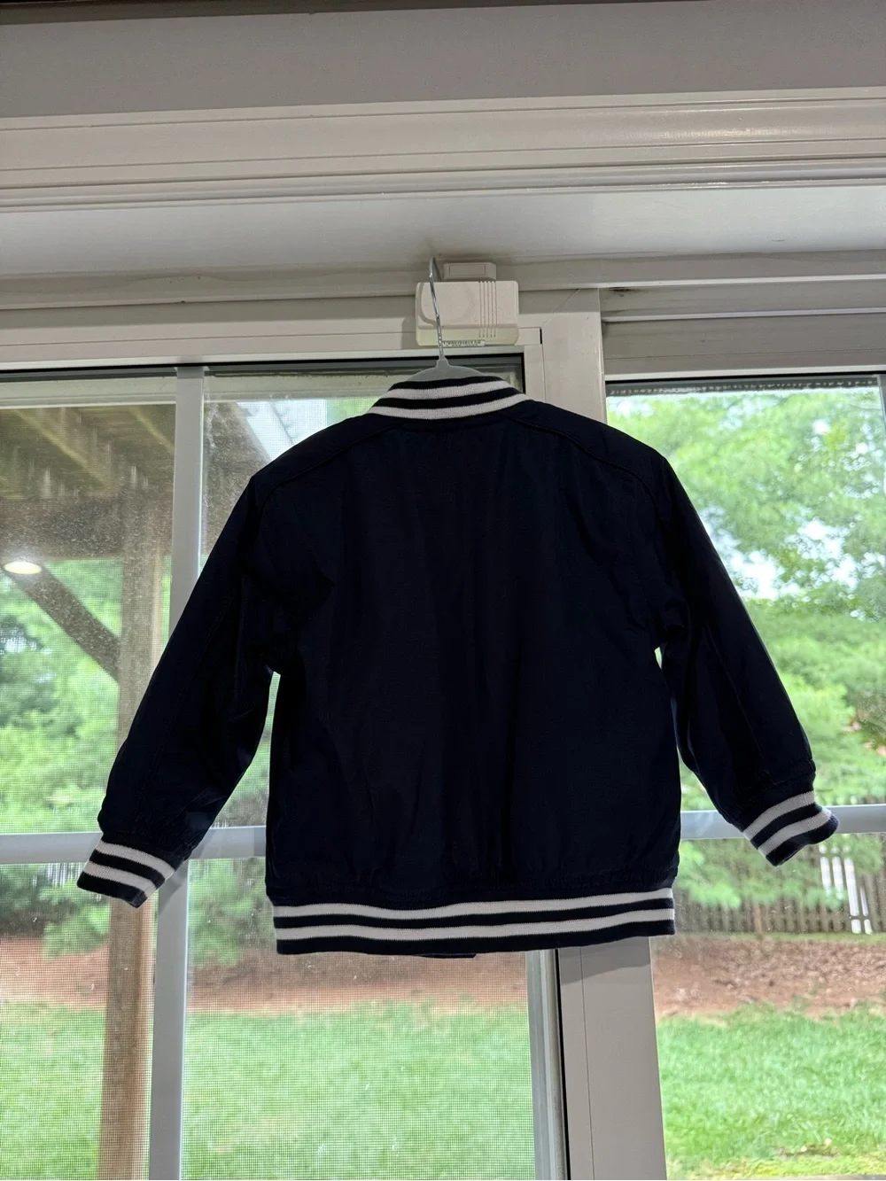 GAP Baby Navy & White NY Yankees Logo Bomber Jacket